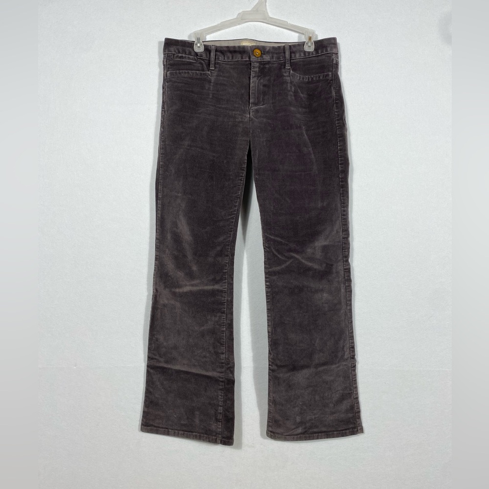 Banana Republic Women's Dark Gray Straight Leg Corduroy Pants Size 28